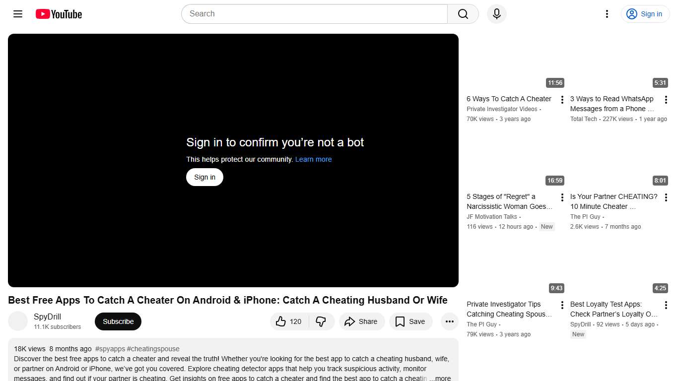 Best Free Apps To Catch A Cheater On Android & iPhone: Catch A Cheating Husband Or Wife - YouTube